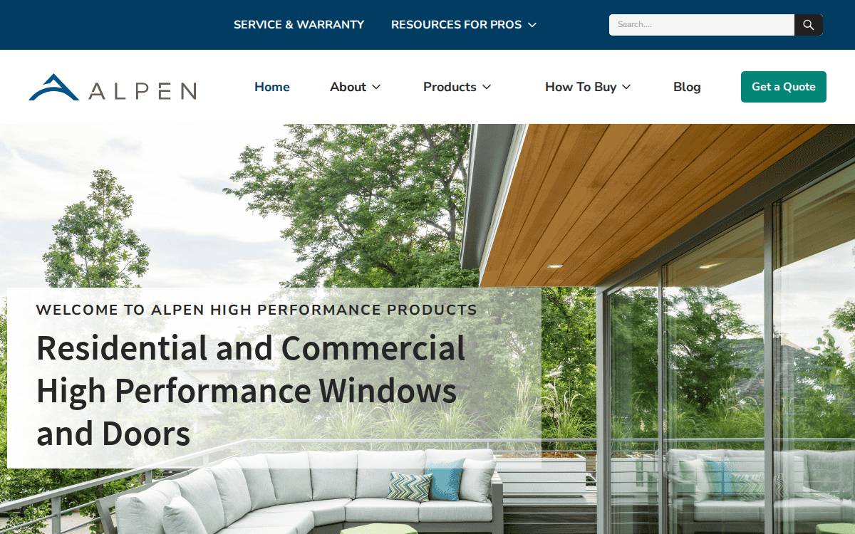 Thinkalpen website preview