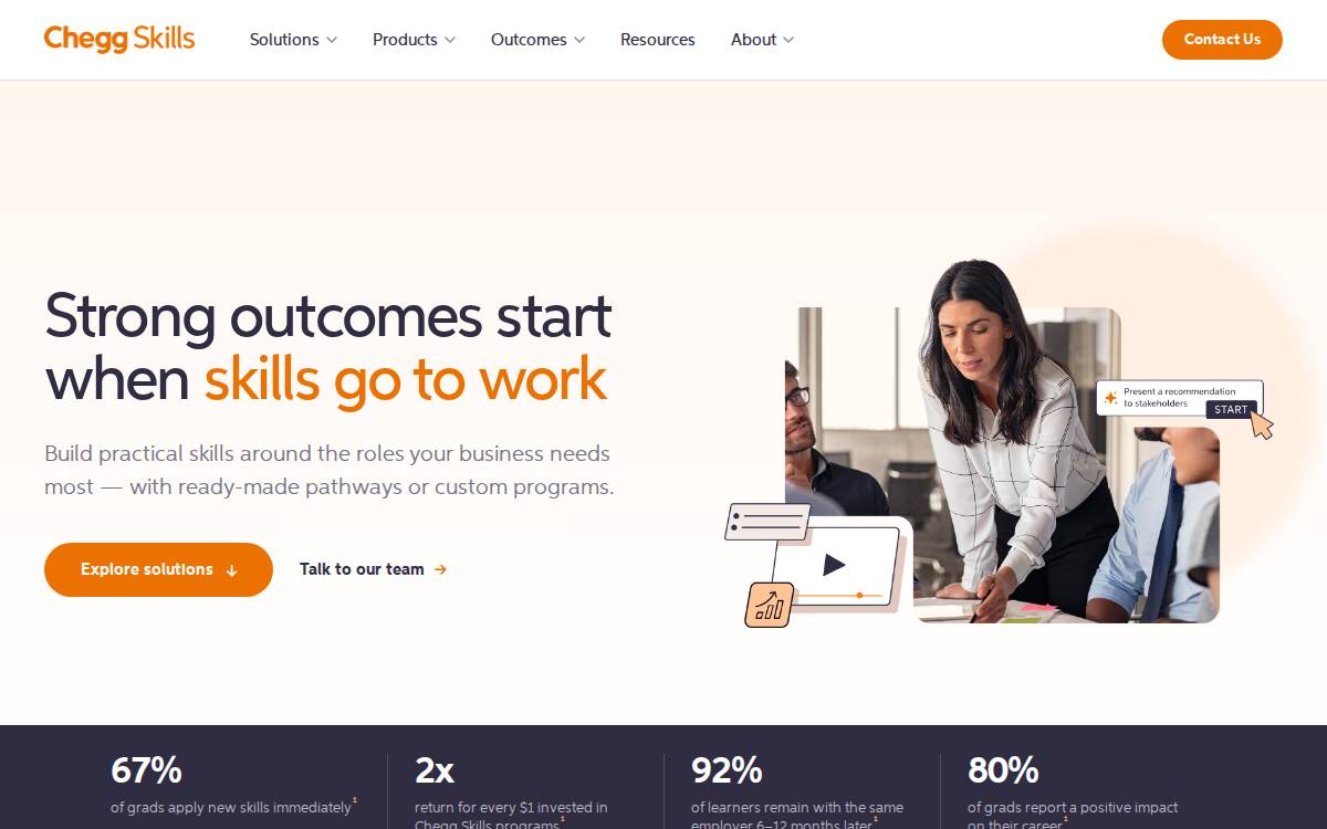 Thinkful website preview