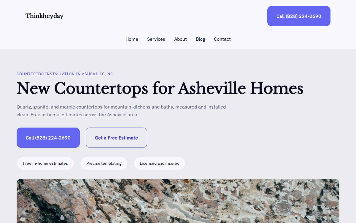 Thinkheyday website preview