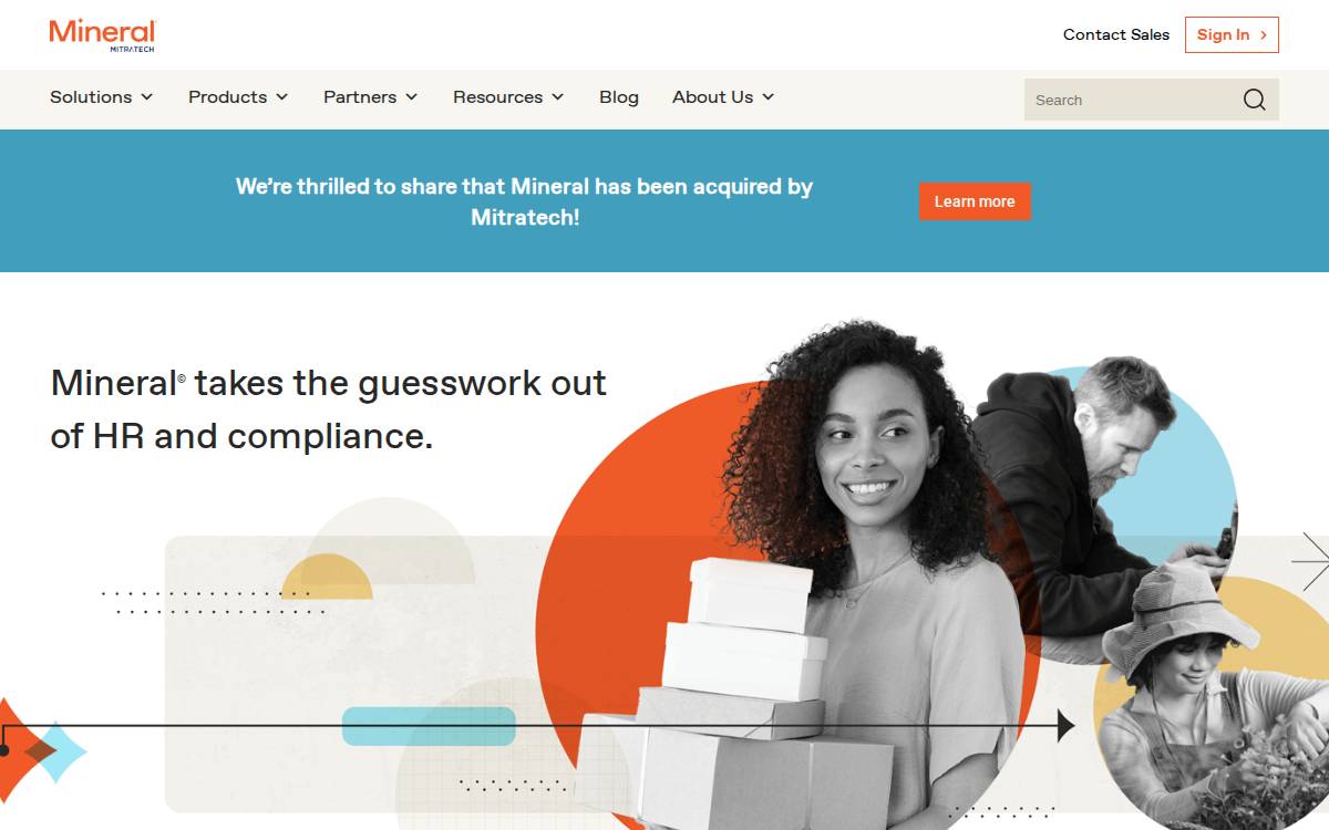 ThinkHR website preview