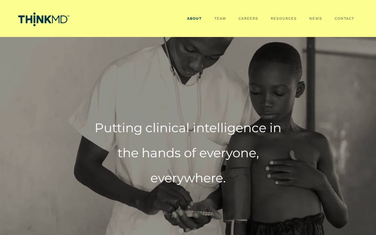 ThinkMD website preview