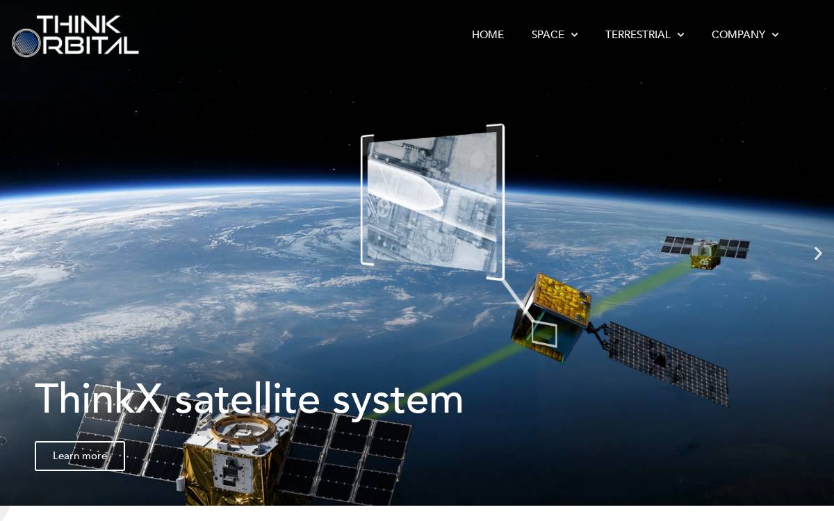 Think Orbital website preview