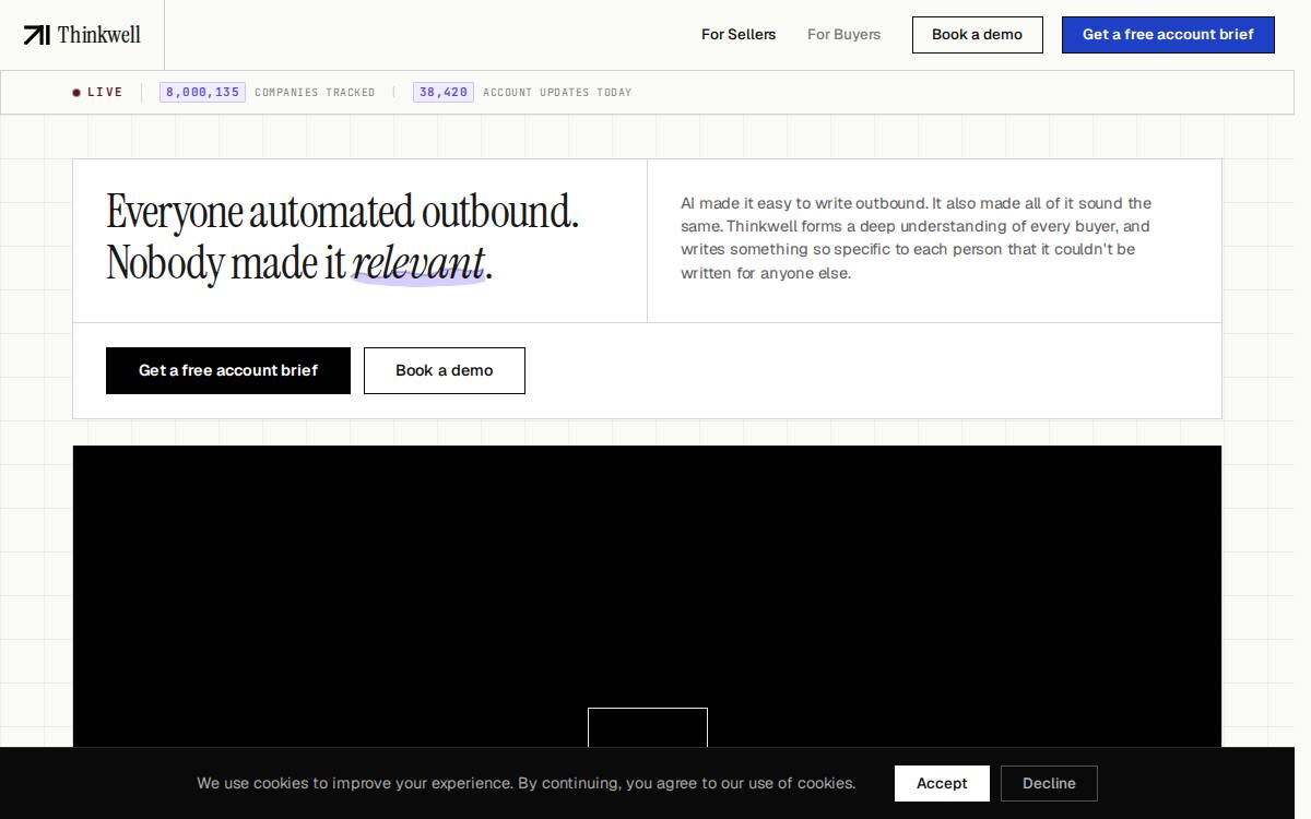 Thinkwell website preview