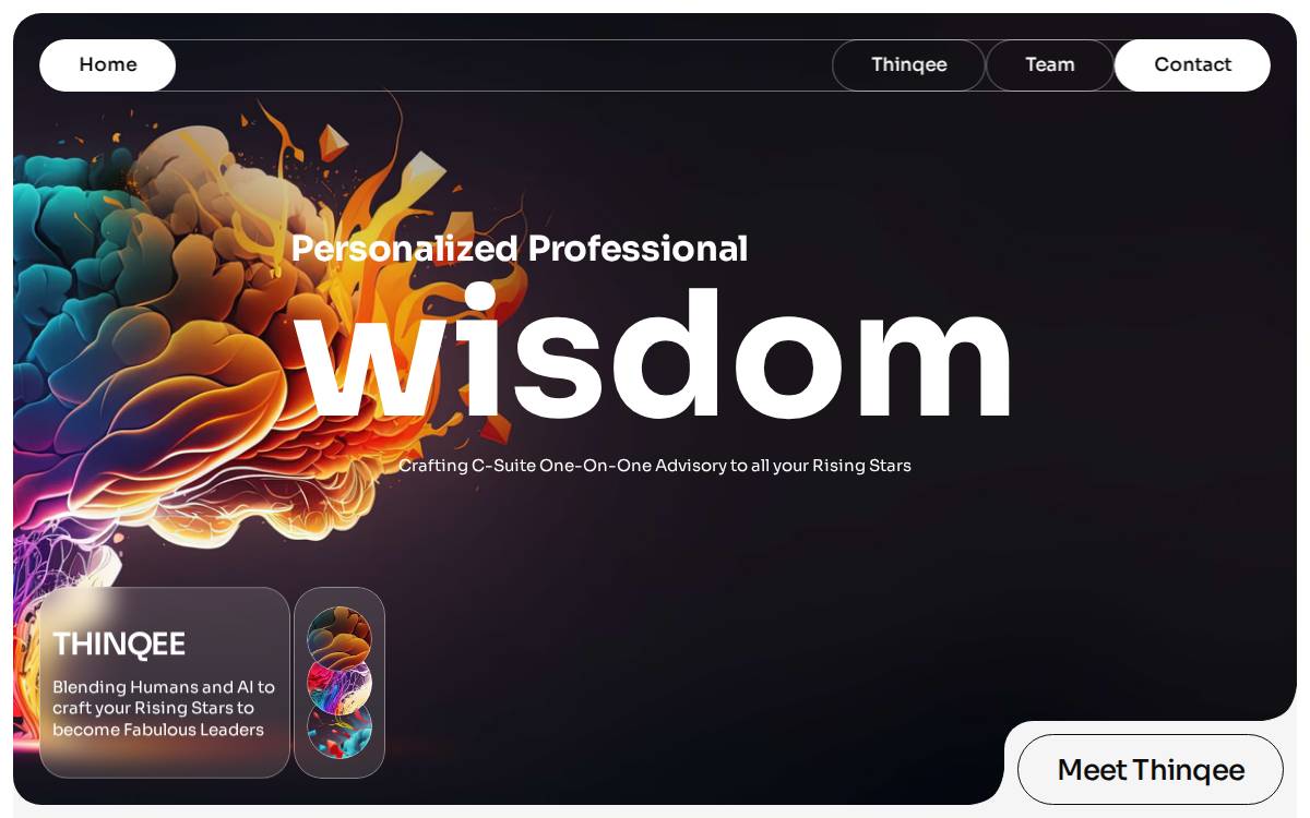 ThinqWin website preview