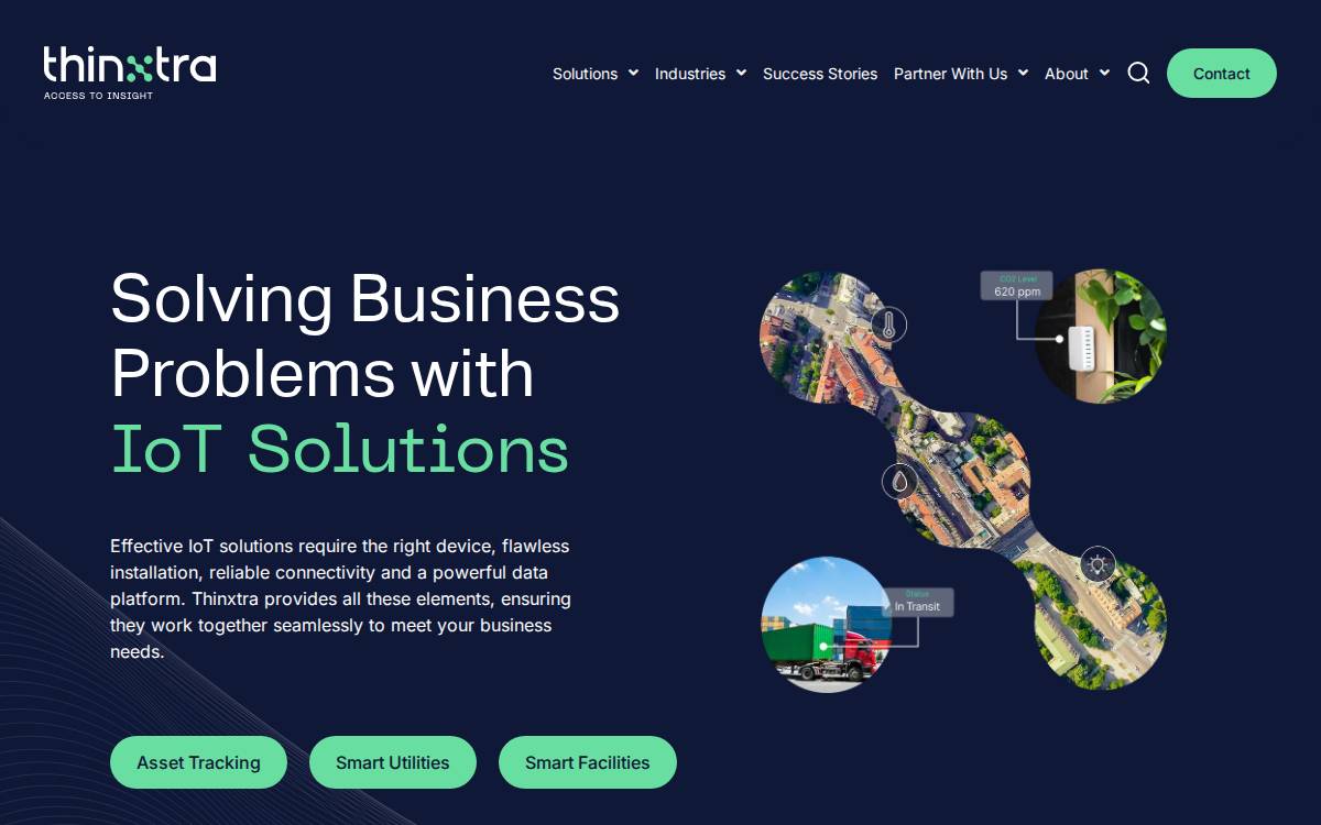 Thinxtra website preview