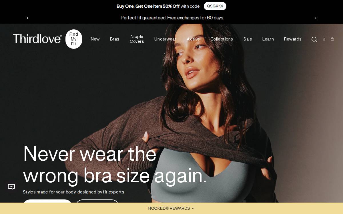 ThirdLove website preview
