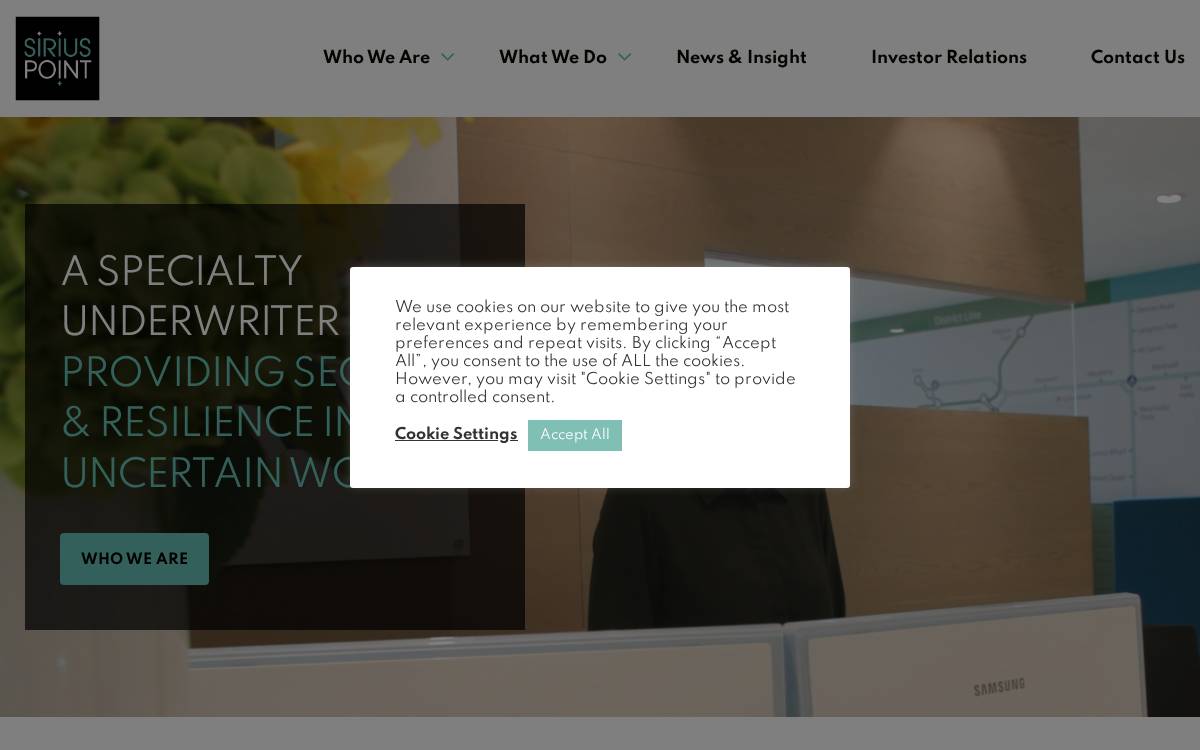 Third Point Re website preview