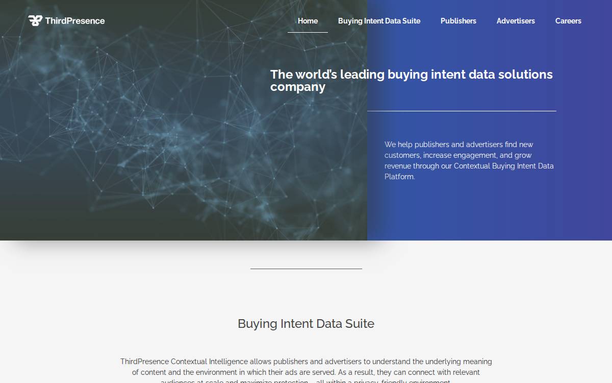 ThirdPresence website preview