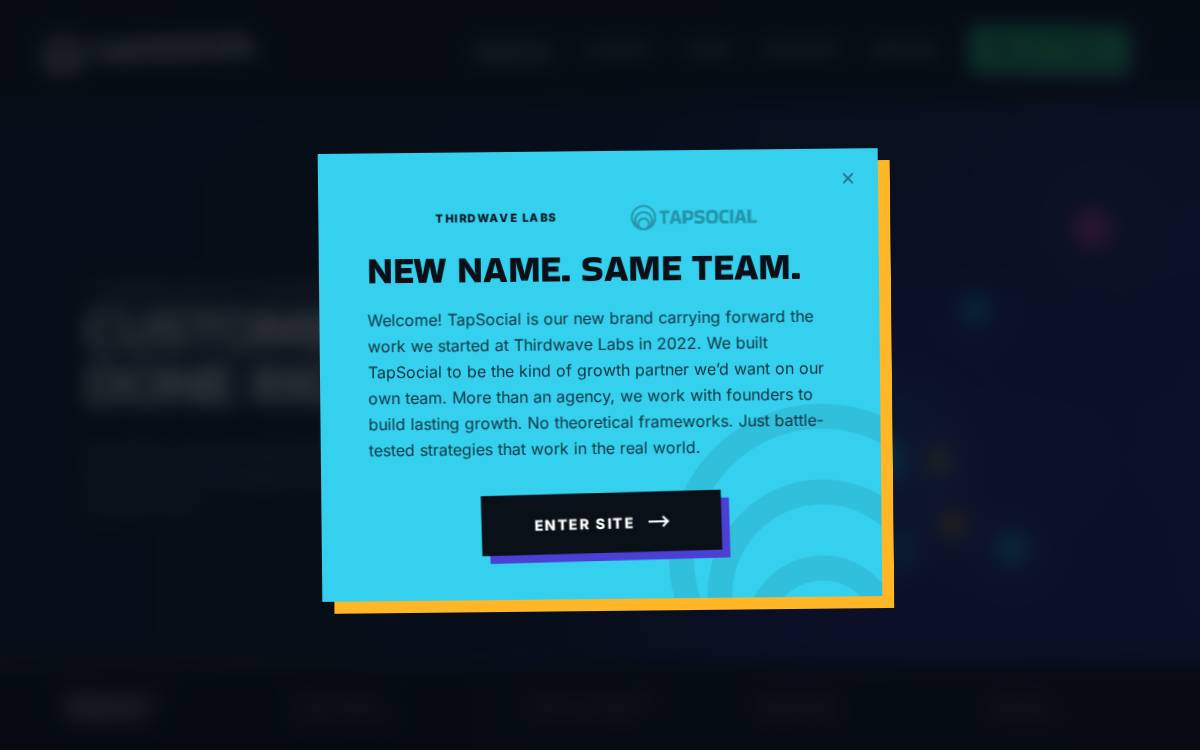 Thirdwavelabs website preview