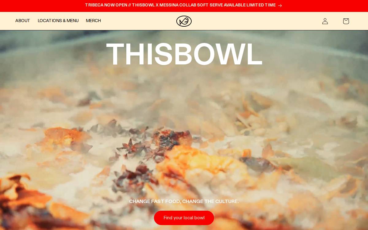 THISBOWL / FISHBOWL website preview
