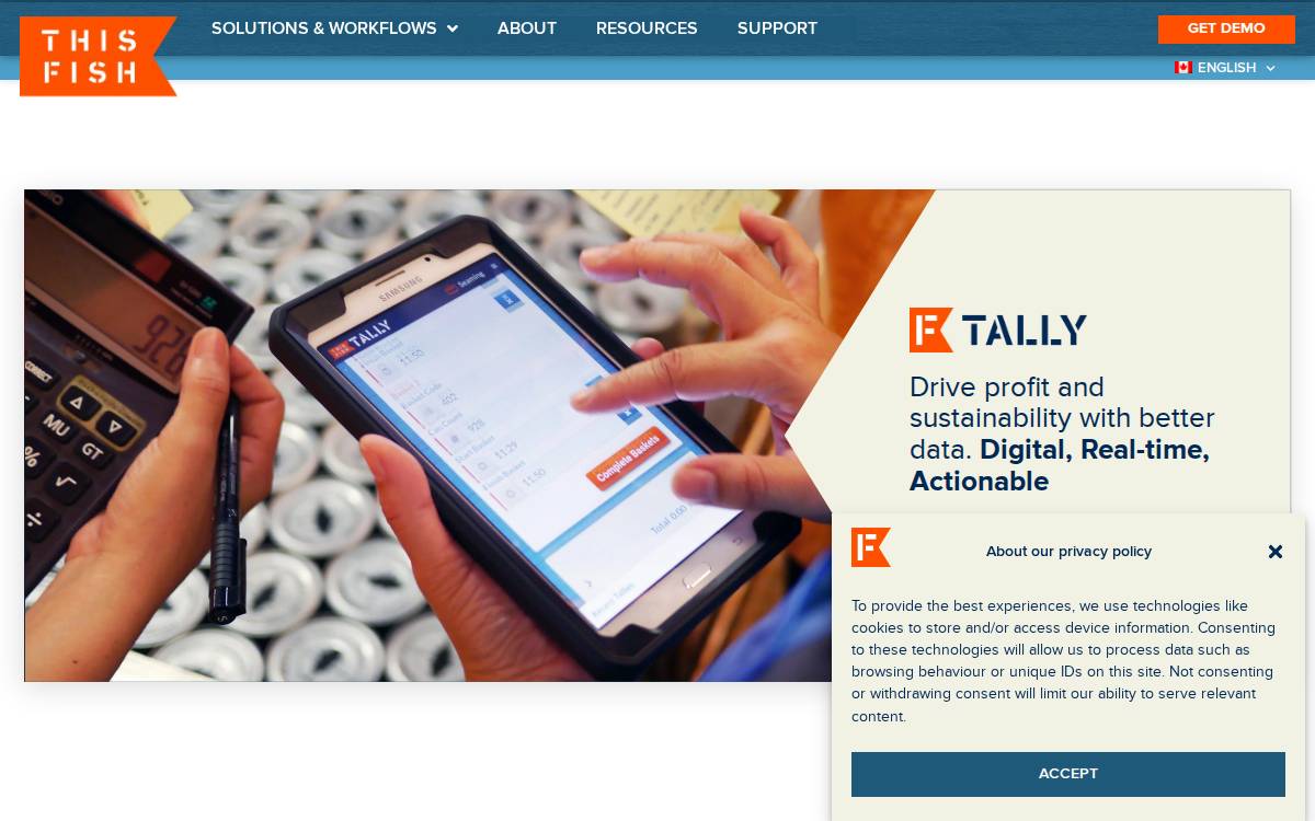 ThisFish website preview