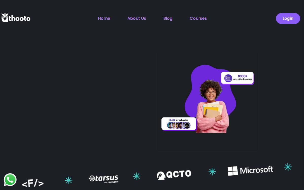 Thooto website preview