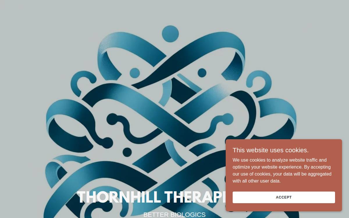 Thornhill Therapeutics website preview