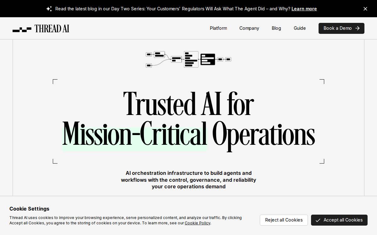 Thread AI website preview