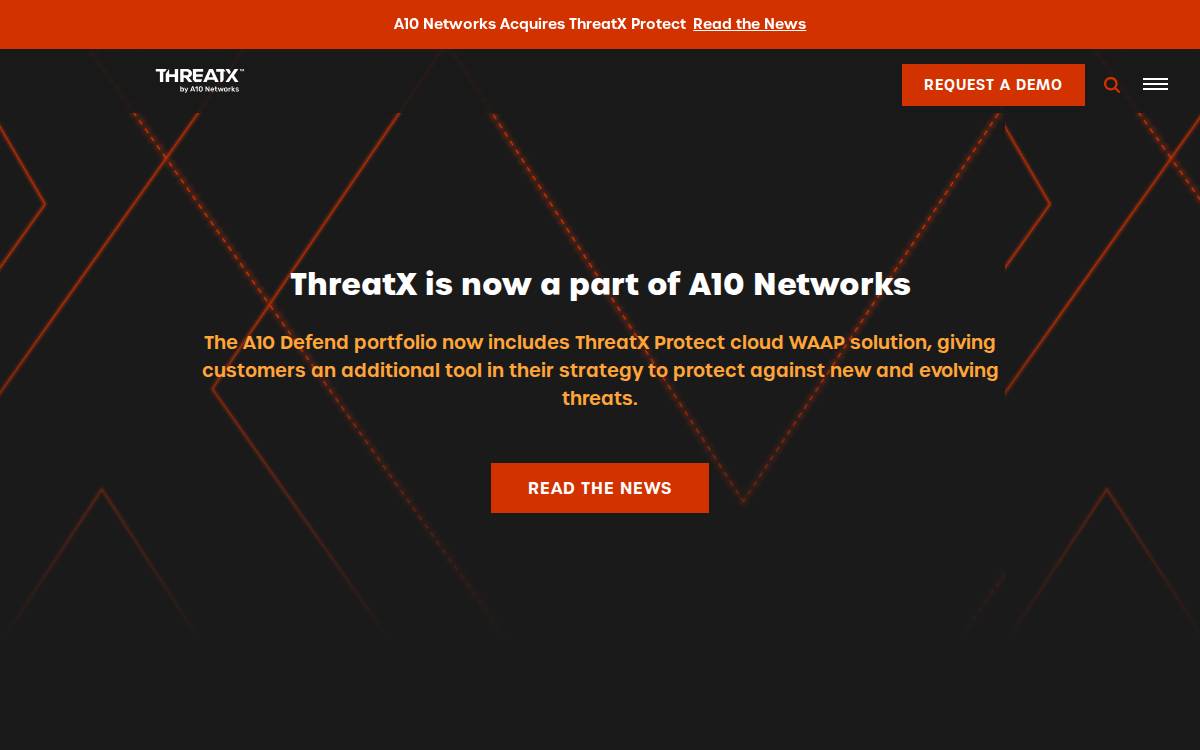 Threat X website preview