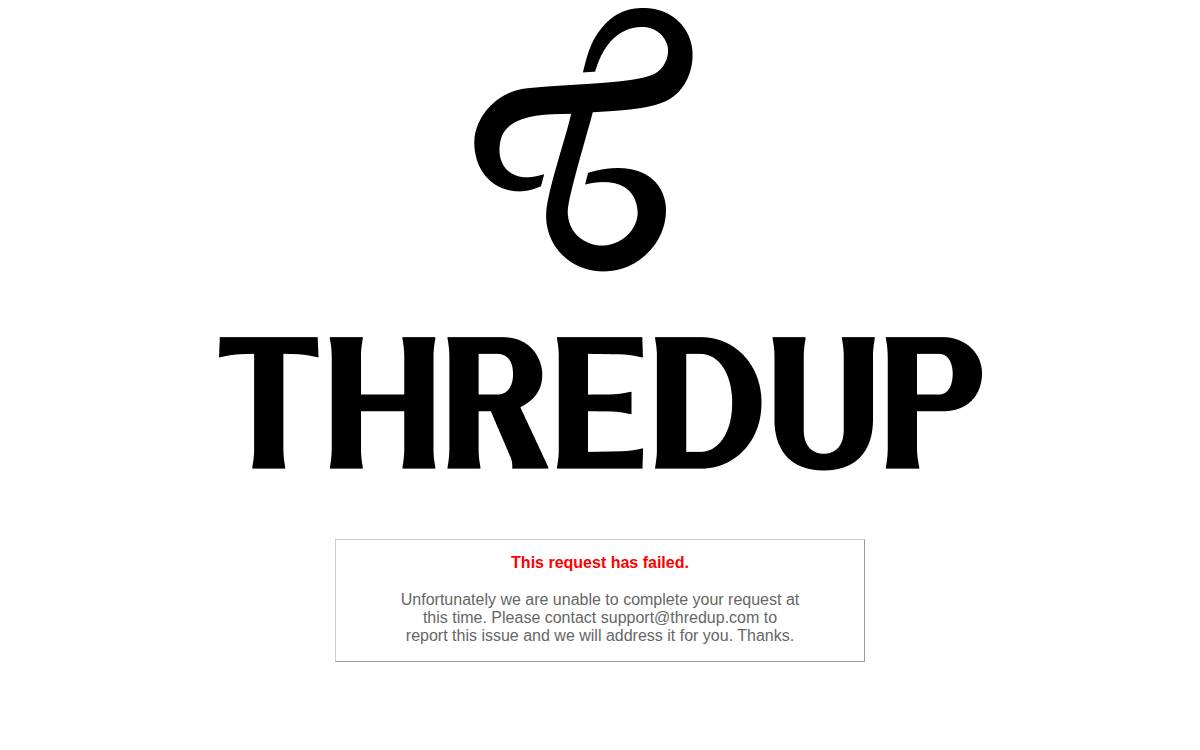Thredup website preview