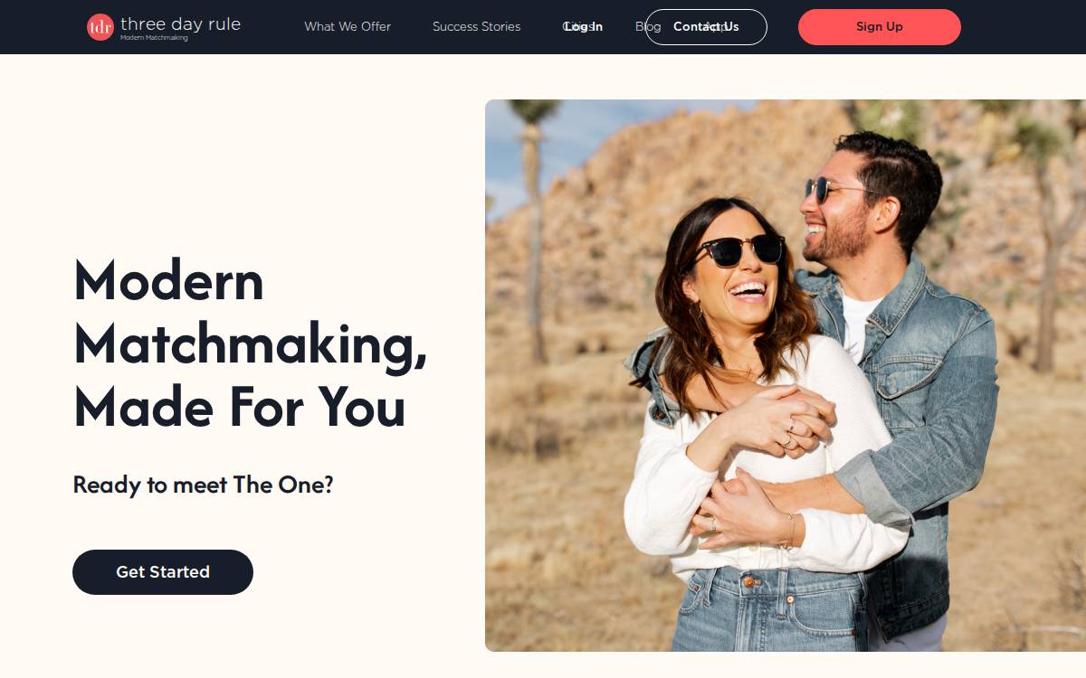 Three Day Rule website preview