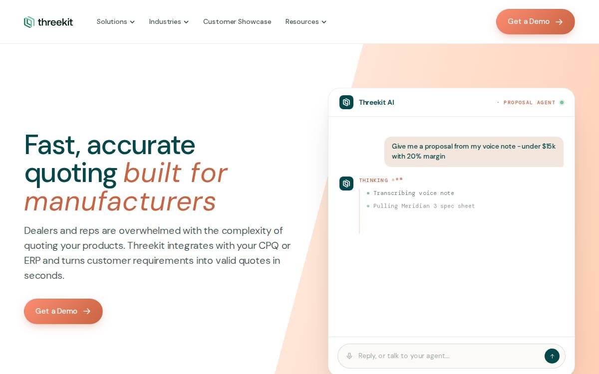 Threekit website preview