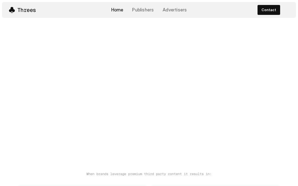 Threesai website preview