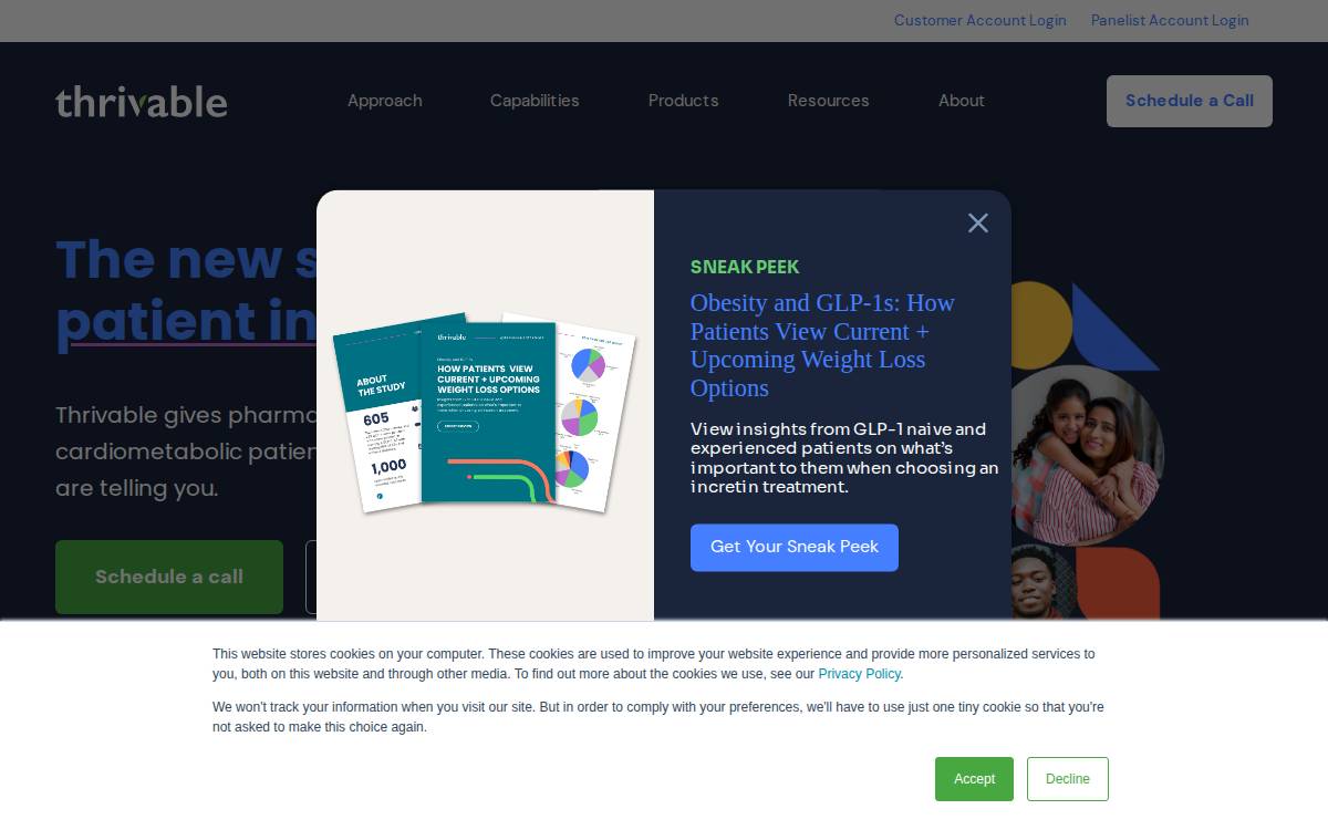 Thrivable website preview
