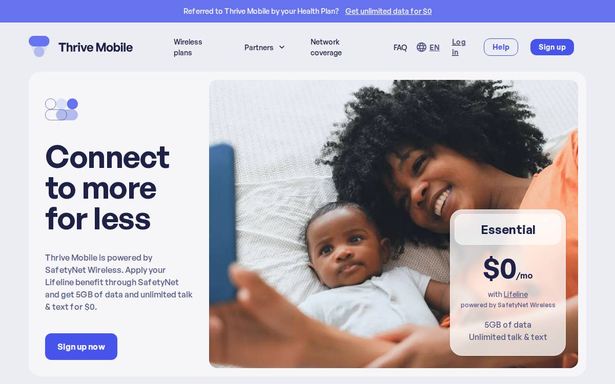 Thrive Health Tech website preview