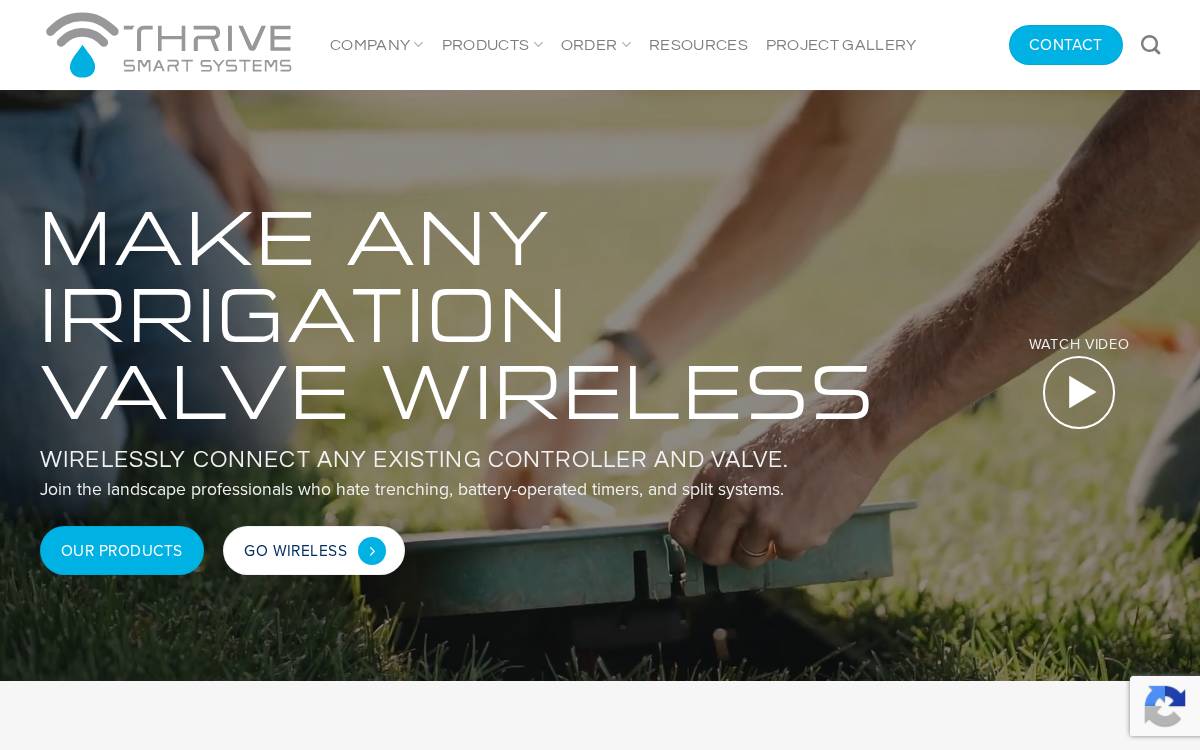 Thrive Smart Systems website preview