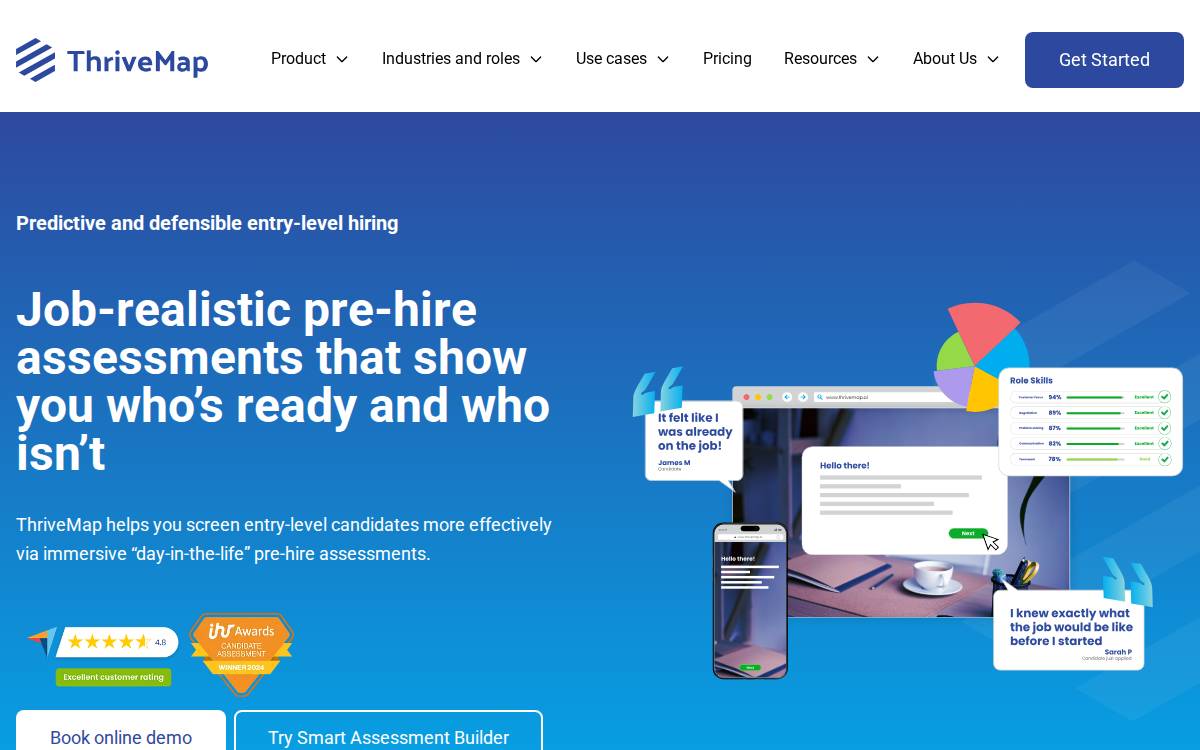 ThriveMap website preview
