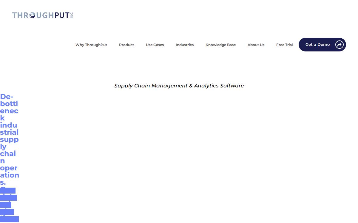 Throughput website preview