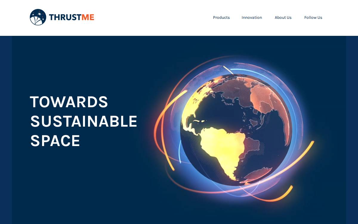 ThrustMe website preview
