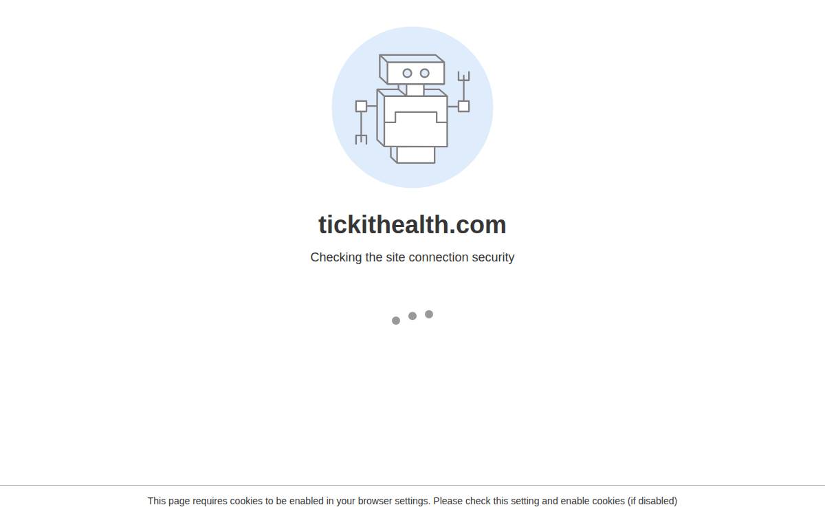 Tickit Health Ltd. website preview