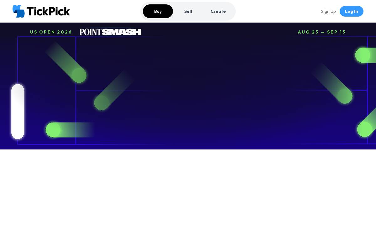 TickPick website preview