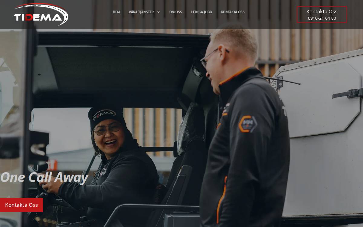 TIDEMA website preview