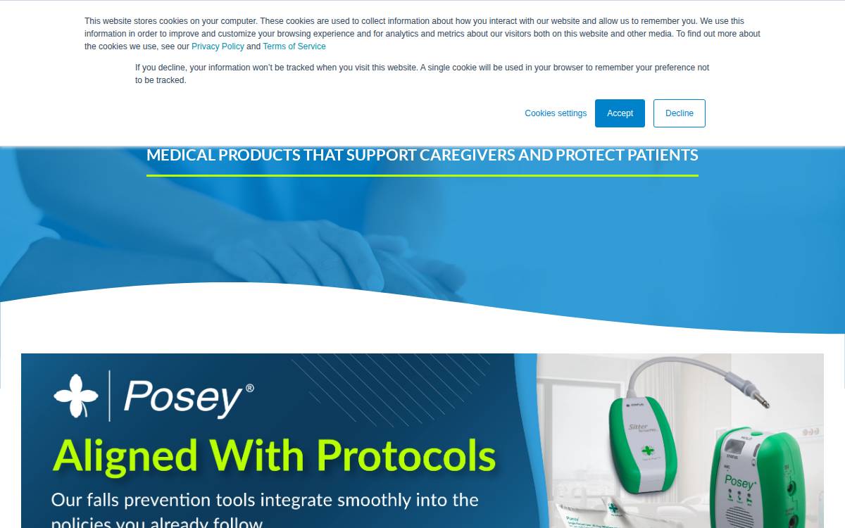 TIDI Products website preview