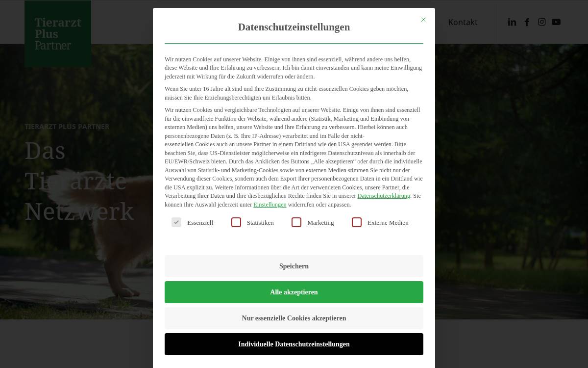 Tierarzt Plus Partner website preview