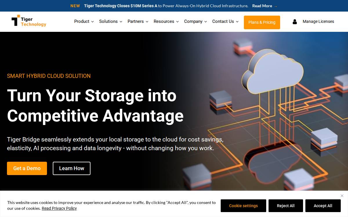 Tiger Technology website preview
