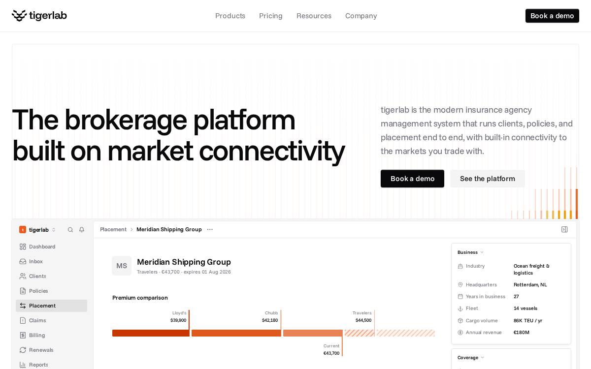 TigerLab website preview