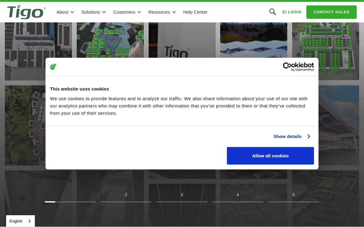 Tigo Energy website preview