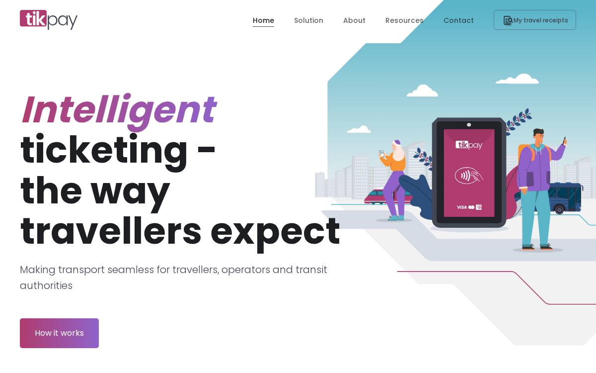 Tikpay website preview
