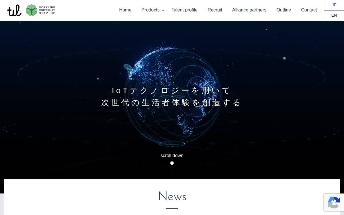 Tilab website preview
