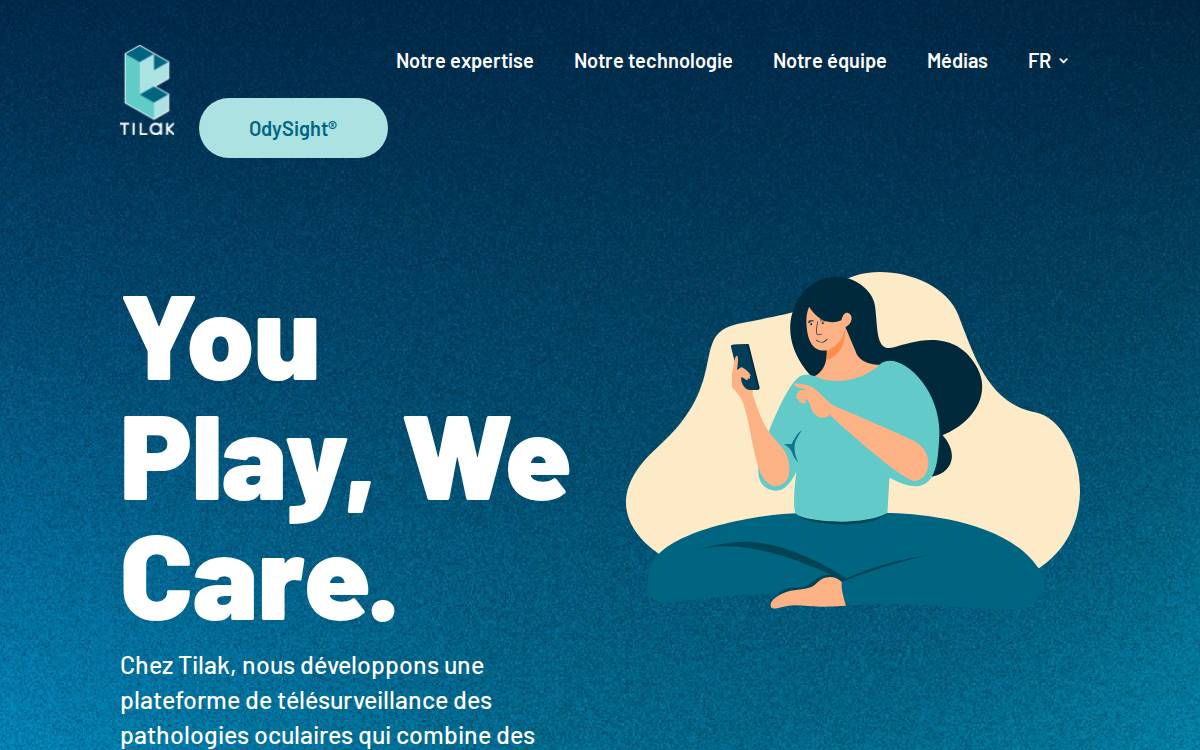 Tilak Healthcare website preview