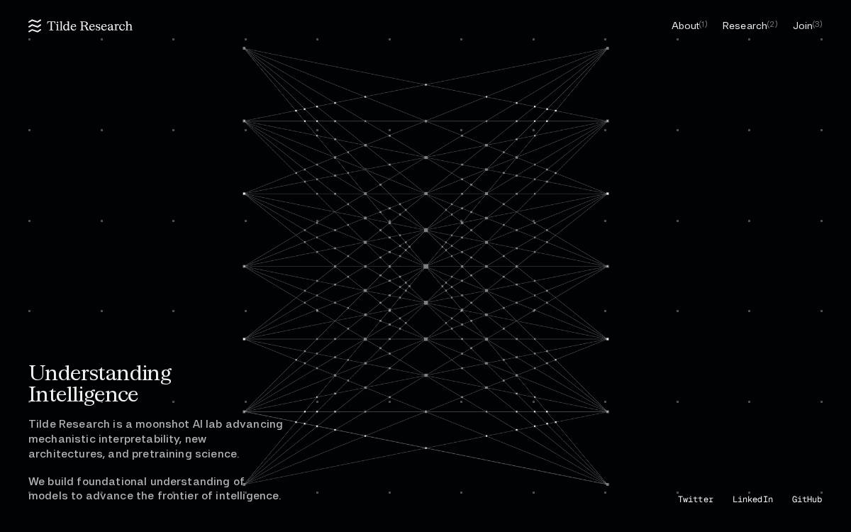 Tilde website preview