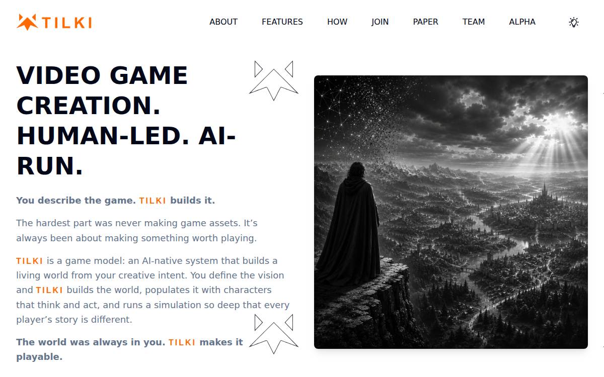 TILKI website preview