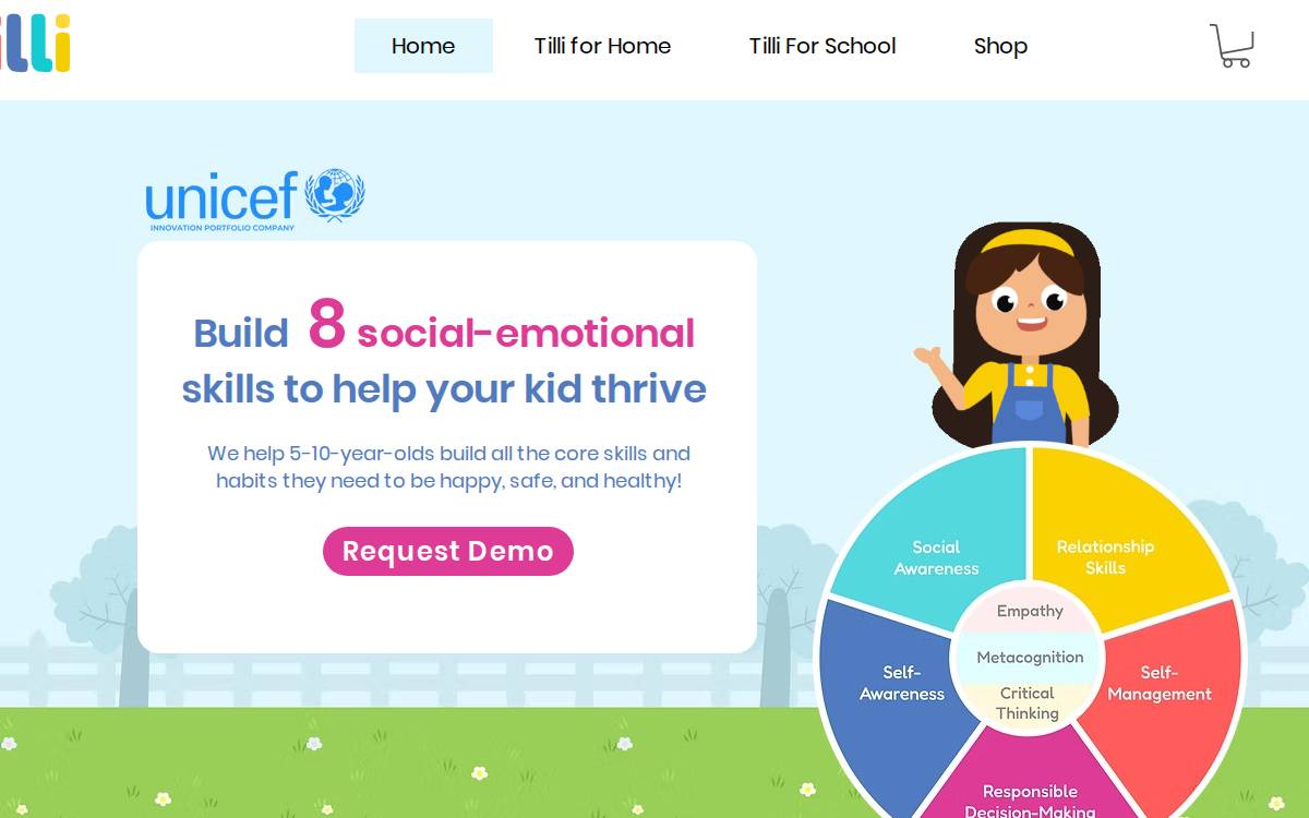 Tilli website preview
