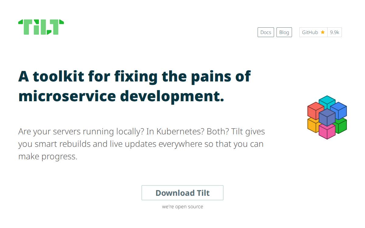 Tilt website preview