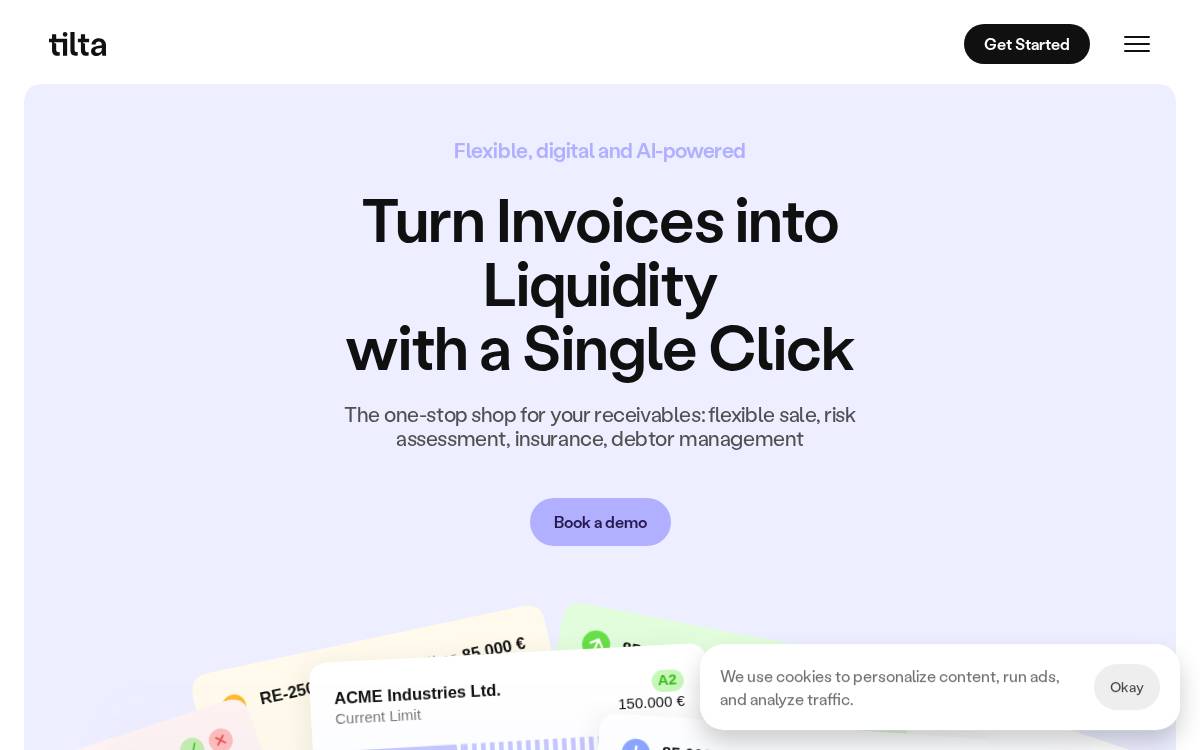 Tilta website preview