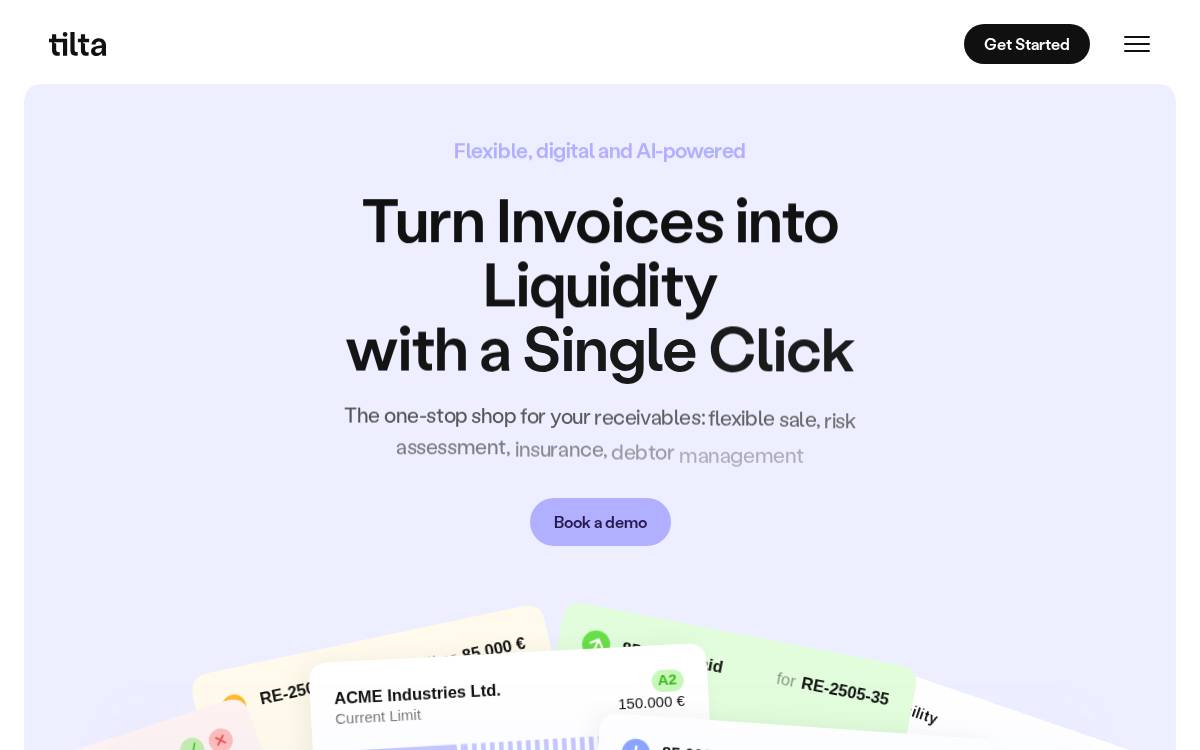 Tilta website preview