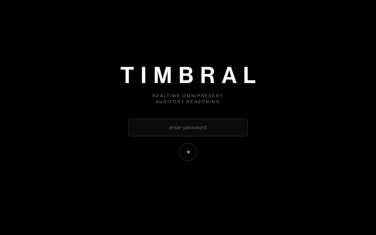 Timbral website preview