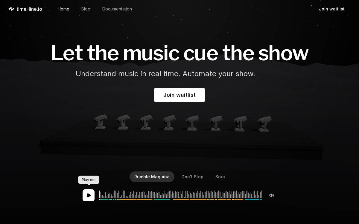 Time Line website preview