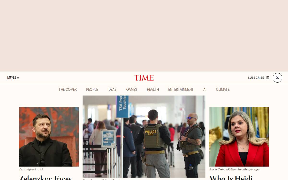 (TIME) website preview