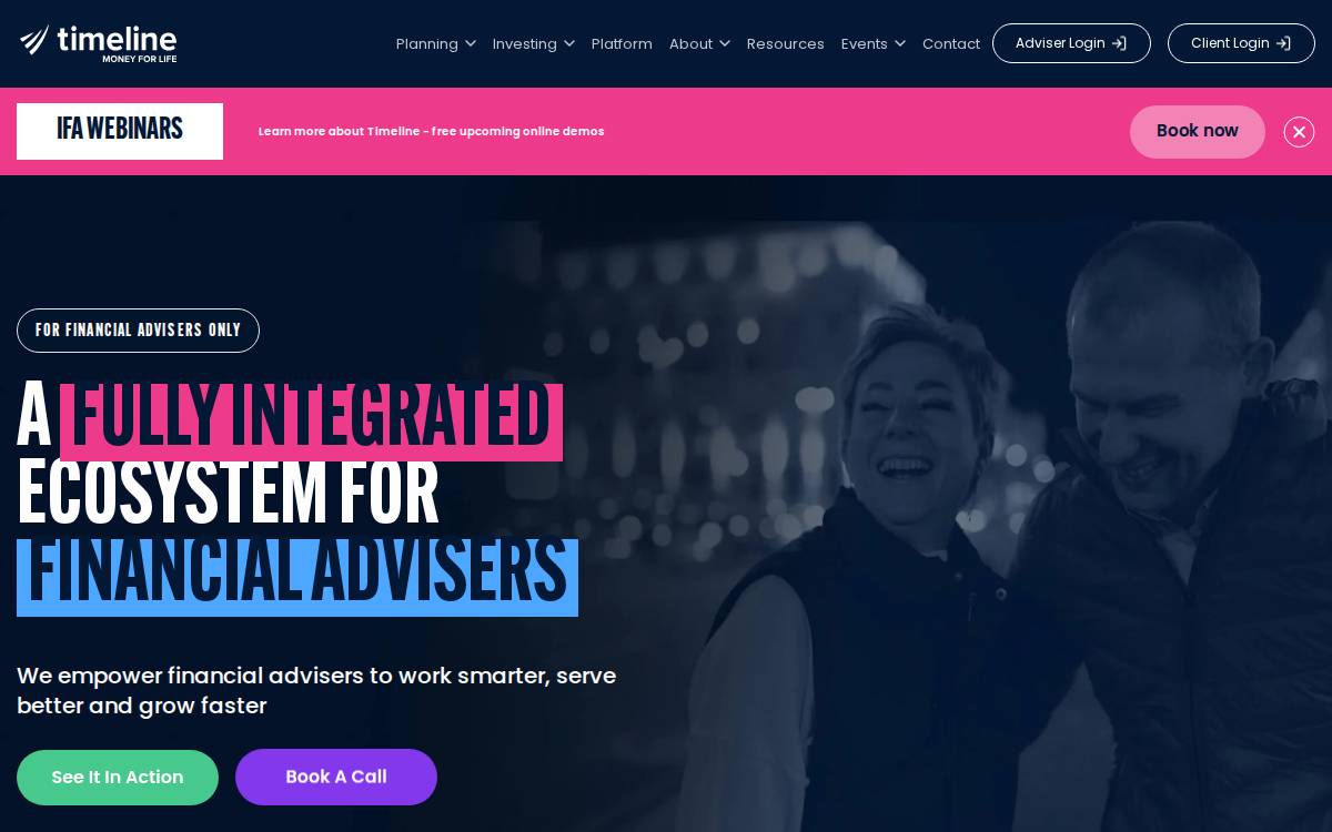 Timeline website preview